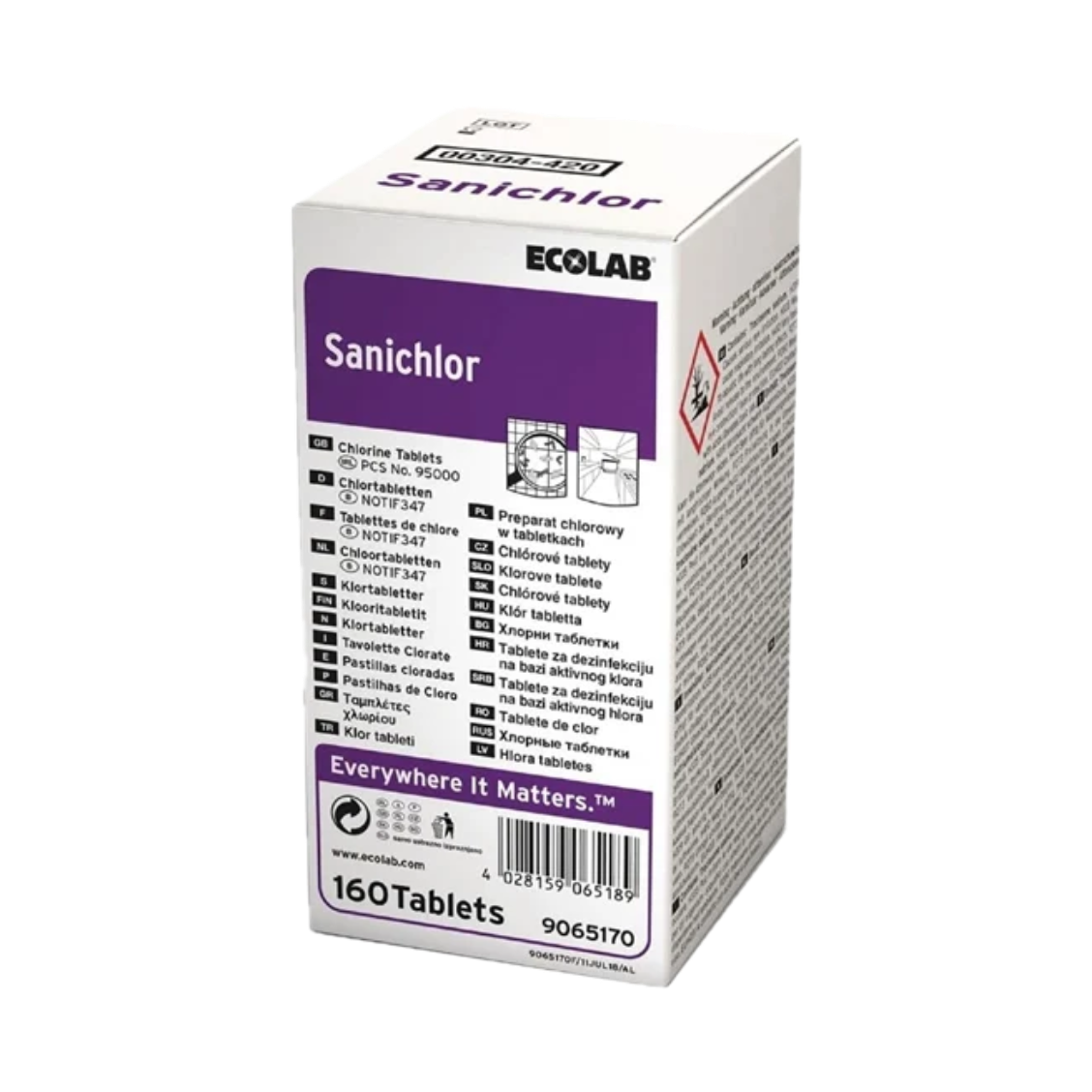 ECOLAB Sanichlor 160 tabs ECOLAB Sanichlor 160 tabs — изображение 1