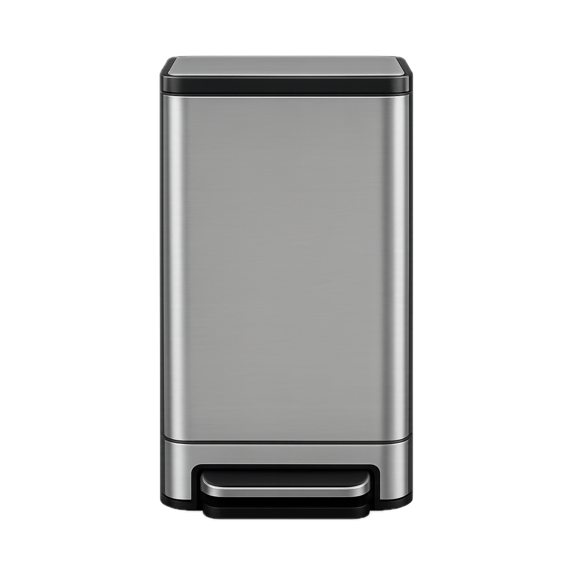 ELPHECO S:S Pedal Trash Bin : 40L ELPHECO S/S Pedal Trash Bin / 40L - Image 1
